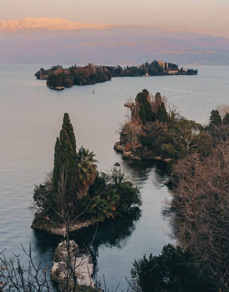 tramonto lago di garda isola del garda