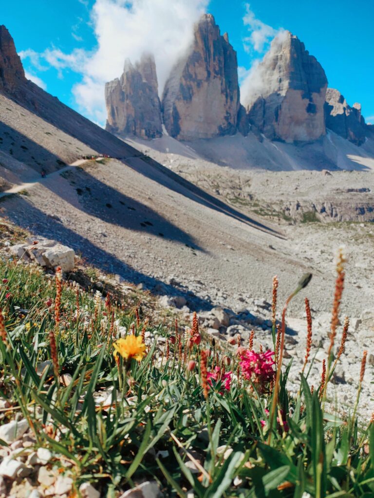 percorso ad anello tre cime di Lavaredo