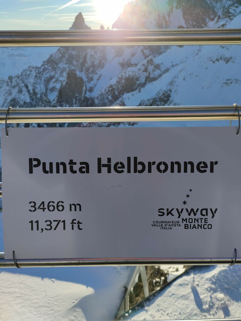Punta Helbronner Skyway Monte Bianco