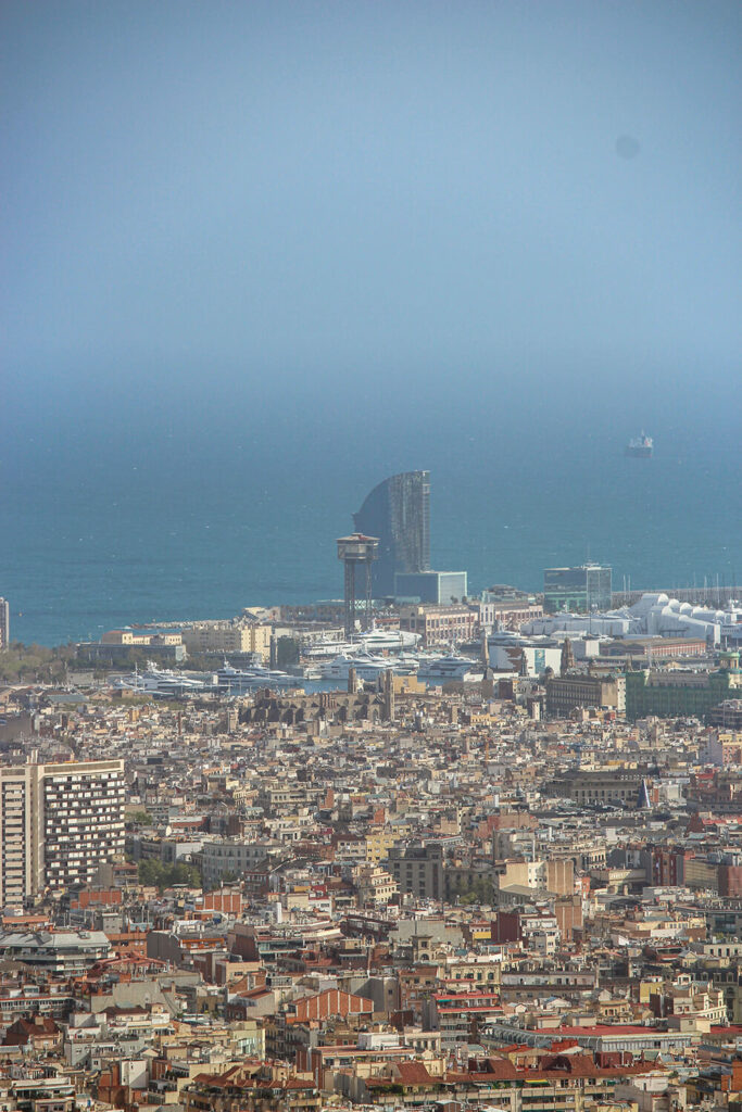 vedere barcellona dall'alto