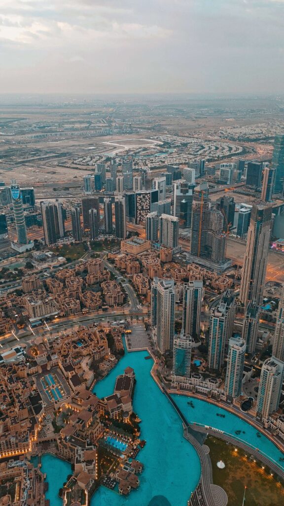 Dubai dall'alto