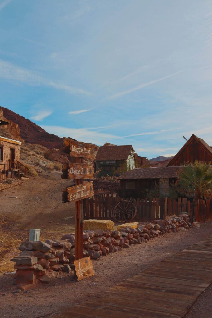 calico ghost town west